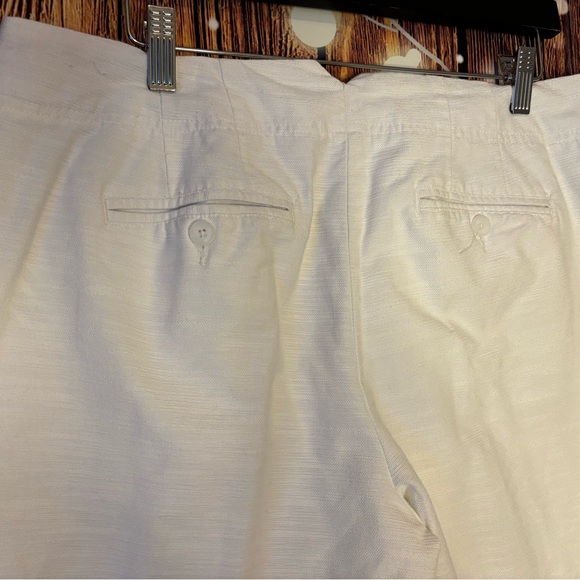 ALFRED SUNG White Textured Pants - Picture 6 of 8